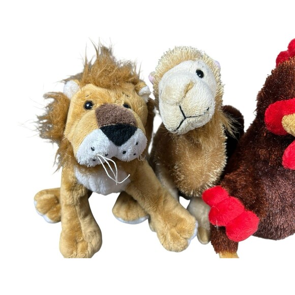 3‎ Ganz Webkinz Rooster Camel Caramel Lion Plush Safari Collectible - Picture 3 of 14